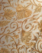 IVORY GULBAHAR EMBROIDERED STOLE MEN