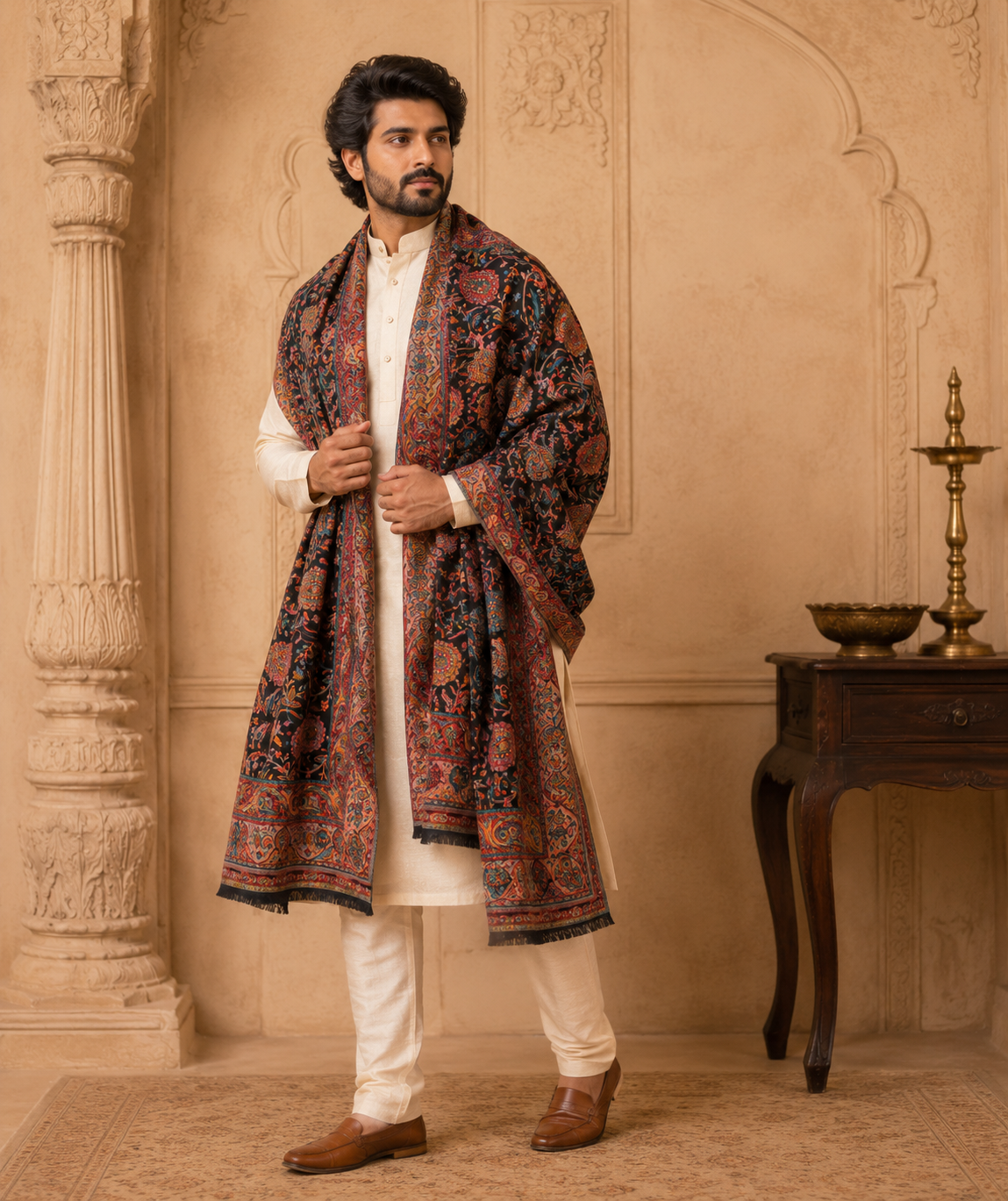 ROYAL KASHMIRI JAMAWAR SHAWL MEN