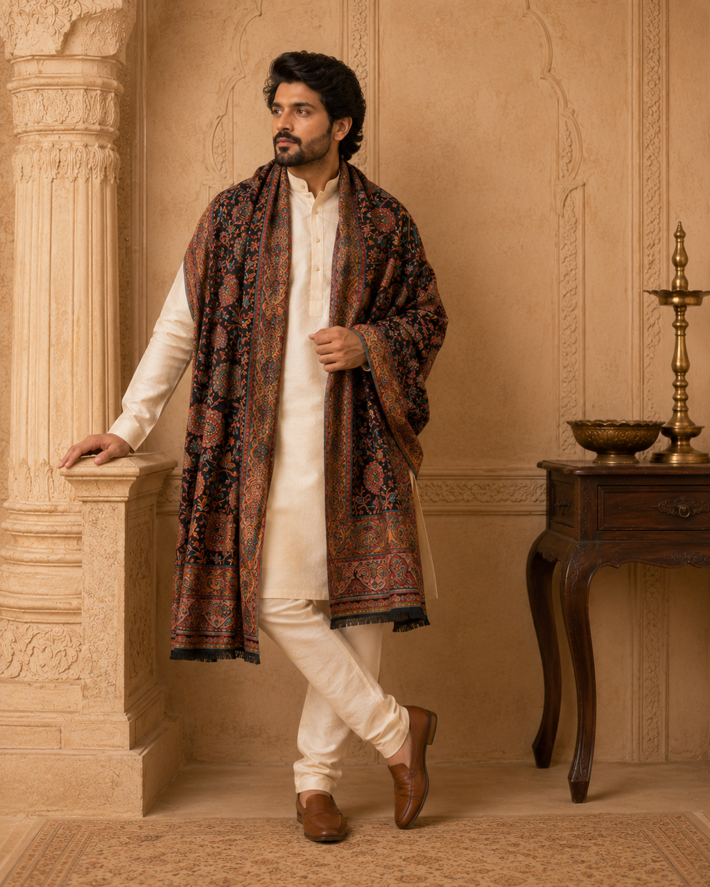 ROYAL KASHMIRI JAMAWAR SHAWL MEN
