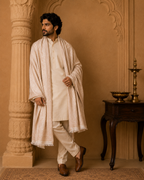 NOIR PAISLEY HERITAGE SHAWL MEN
