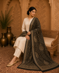 NOIR PAISLEY HERITAGE SHAWL WOMEN