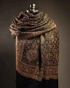 NOIR PAISLEY HERITAGE SHAWL WOMEN